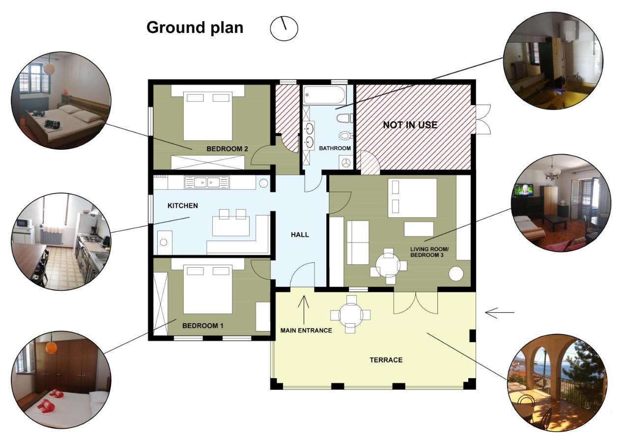 Apartment Franjo Сень Экстерьер фото